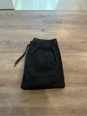 Buffalo David Bitton Men's Black Drawstring Joggers